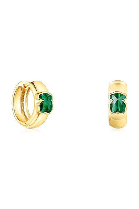 Ασημένια επιχρυσωμένα σκουλαρίκια Tous Icon Color