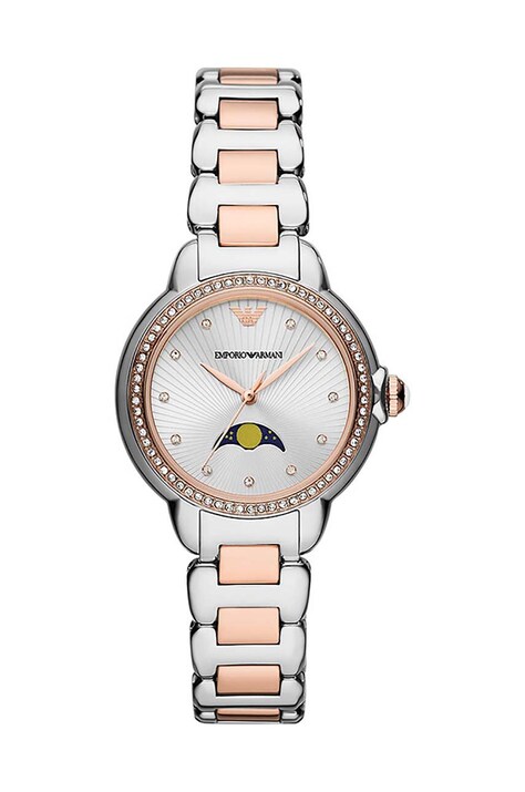 Ρολόι Emporio Armani χρώμα: ασημί, AR11567