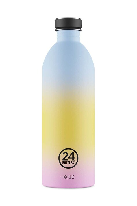Μπουκάλι 24bottles Urban Bottle 1000ml Aurora χρώμα: κίτρινο, Urban.1lt.Aurora