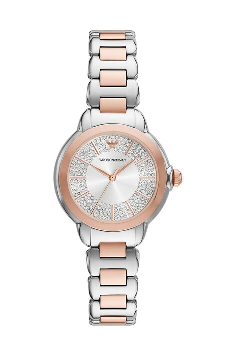 Ρολόι Emporio Armani χρώμα: ασημί, AR11643