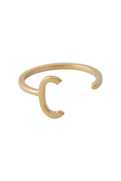 Δαχτυλίδι από επιχρυσωμένο ασήμι Design Letters 90601000C