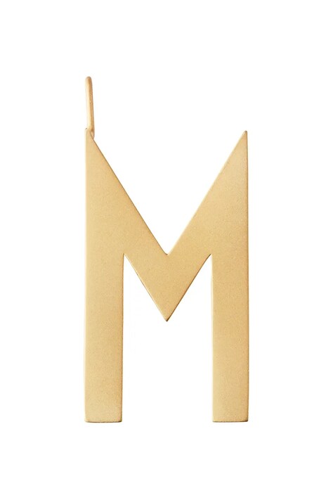 Επιχρυσωμένο ασημένιο μενταγιόν Design Letters 90201001M