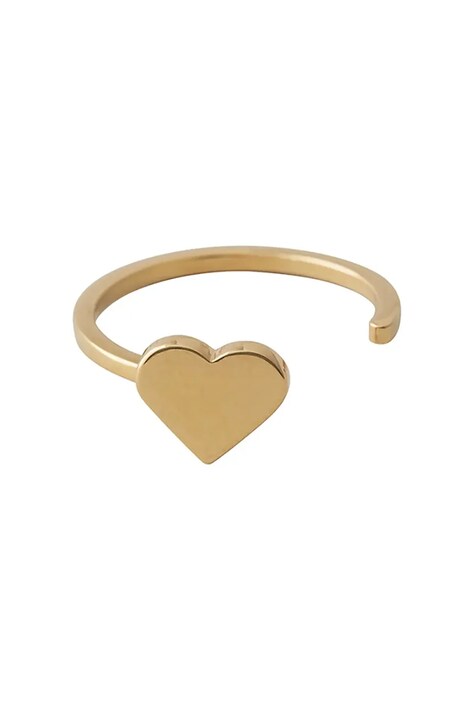 Δαχτυλίδι από επιχρυσωμένο ασήμι Design Letters 90602000GOLD