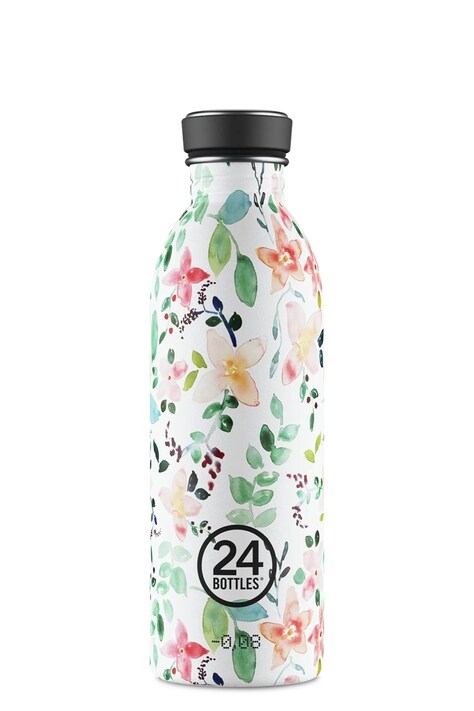 Μπουκάλι 24bottles Urban Bottle 500ml Little Buds χρώμα: πολύχρωμο, Urban.Bottle.050.LittleBuds