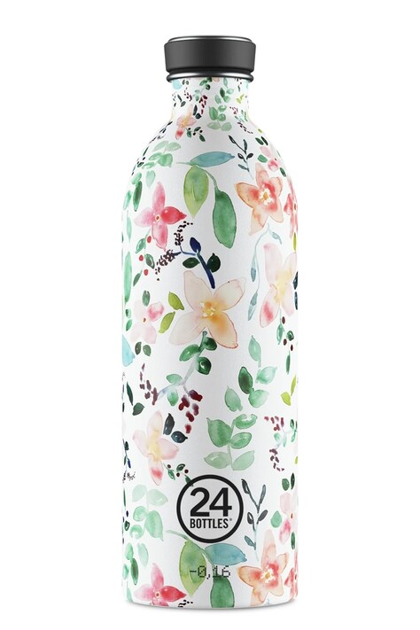 Μπουκάλι 24bottles Urban Bottle 1000ml Little Buds χρώμα: πολύχρωμο, Urban.Bottle.1lt.Little Buds