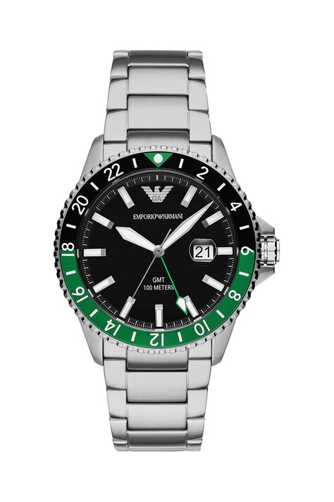 Ρολόι Emporio Armani χρώμα: ασημί, AR11589