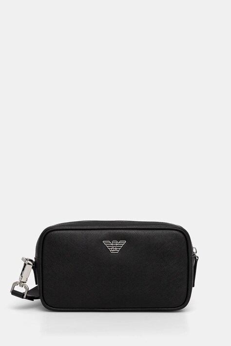 Νεσεσέρ καλλυντικών Emporio Armani χρώμα: μαύρο, Y4R356 Y138E
