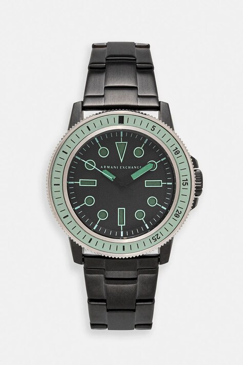 Ρολόι Armani Exchange χρώμα: μαύρο, AX1858