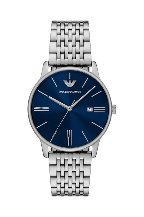 Ρολόι Emporio Armani MINIMALIST χρώμα: ασημί, AR11674