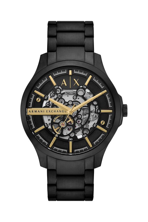 Ρολόι Armani Exchange HAMPTON χρώμα: μαύρο, AX2463