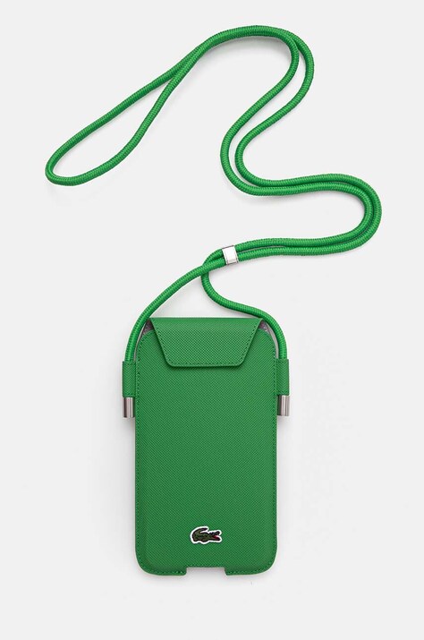 Θηκη κινητού Lacoste χρώμα: πράσινο, LCPSP15XPVCN