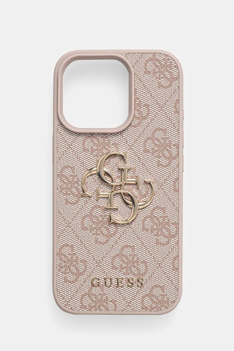 Θήκη κινητού Guess iPhone 16 Pro 6.3 χρώμα: ροζ, GUHCP16L4GMGPI
