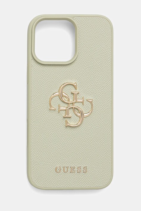 Θήκη κινητού Guess iPhone 16 Pro Max χρώμα: πράσινο, GUHCP16XPGT4MBN