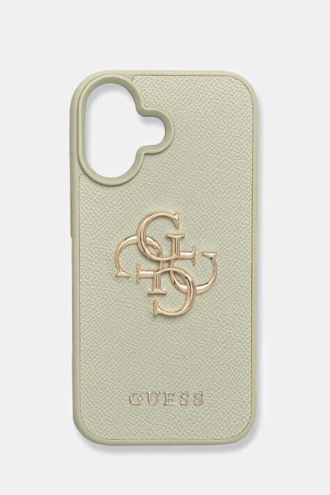 Θήκη κινητού Guess iPhone 16 χρώμα: πράσινο, GUHCP16SPGT4MBN