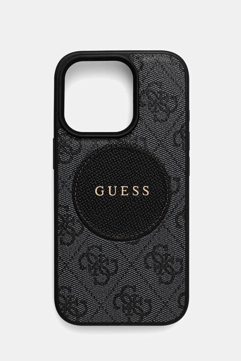 Θήκη κινητού Guess iPhone 16 Pro χρώμα: μαύρο, GUHMP16LP4PGRSGK