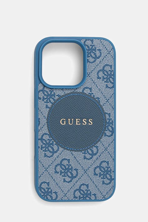 Θήκη κινητού Guess iPhone 16 Pro χρώμα: μπλε, GUHMP16LP4PGRSGB