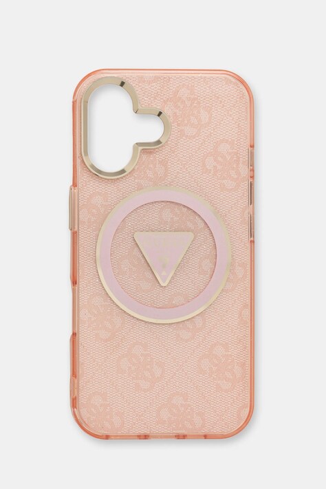 Θήκη κινητού Guess iPhone 16 χρώμα: ροζ, GUHMP16SHG4PRTGP