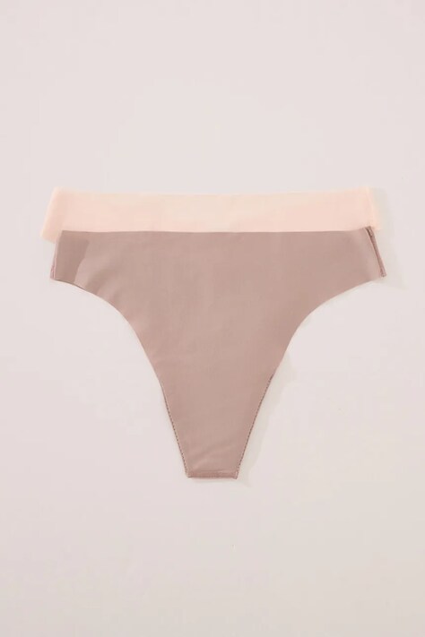 Στρινγκ women'secret 2-pack χρώμα: άσπρο, 7683096