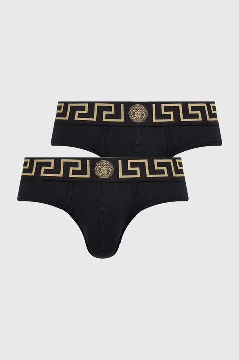 Σλιπ Versace 2-pack χρώμα: μαύρο, AU10180 1A10011