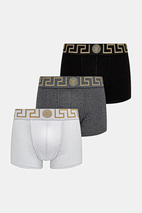Μποξεράκια Versace 3-pack χρώμα: γκρι, AU10326 1A10011