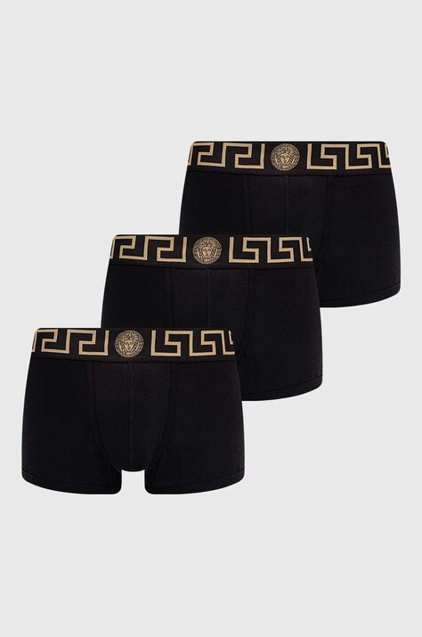 Μποξεράκια Versace 3-pack χρώμα: μαύρο, AU10326 1A10011