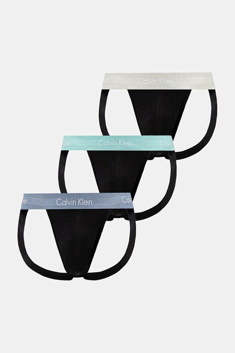 Εσώρουχο jockstrap Calvin Klein Underwear 3-pack χρώμα: μαύρο, 000NB3363A