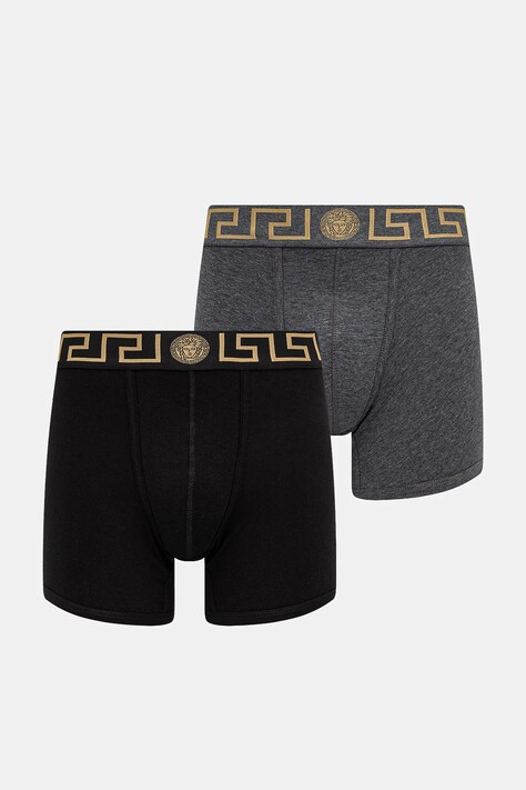 Μποξεράκια Versace 2-pack χρώμα: μαύρο, AU10192 1A10011
