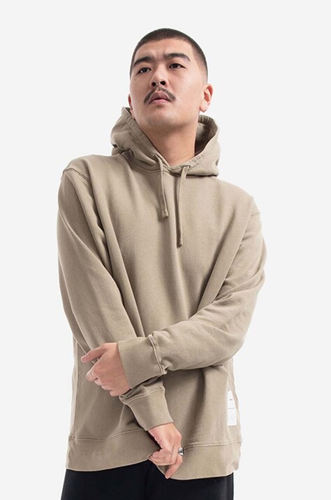 Βαμβακερή μπλούζα Norse Projects Fraser Tab Series Sweat με κουκούλα F30