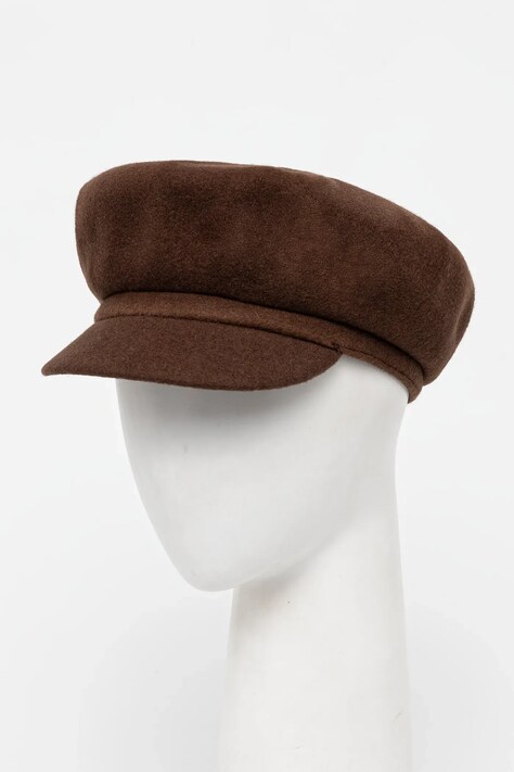 Μάλλινο καπέλο Kangol WOOL SPITFIRE χρώμα: καφέ, 0259BC.TB274