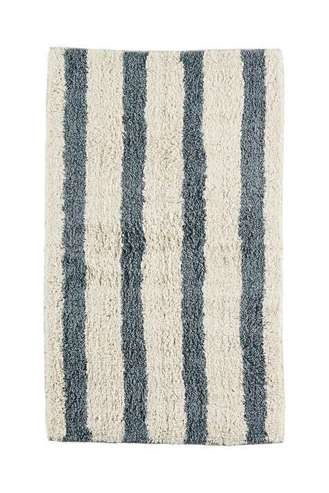 Χαλί μπάνιου Madam Stoltz Striped Tufted χρώμα: πολύχρωμο