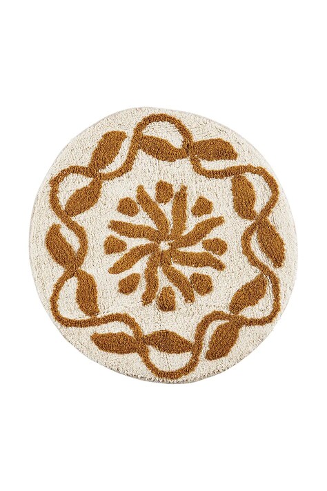 Χαλί μπάνιου Madam Stoltz Round Tufted χρώμα: πολύχρωμο