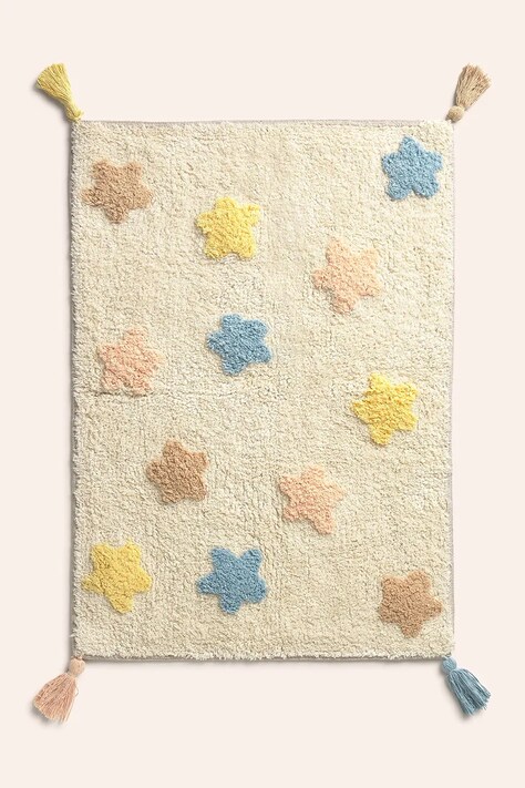 Χαλί μπάνιου Calma House Star 50x70 cm χρώμα: πολύχρωμο