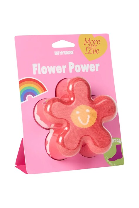 Κάλτσες Eat My Socks Flower Power χρώμα: πολύχρωμο