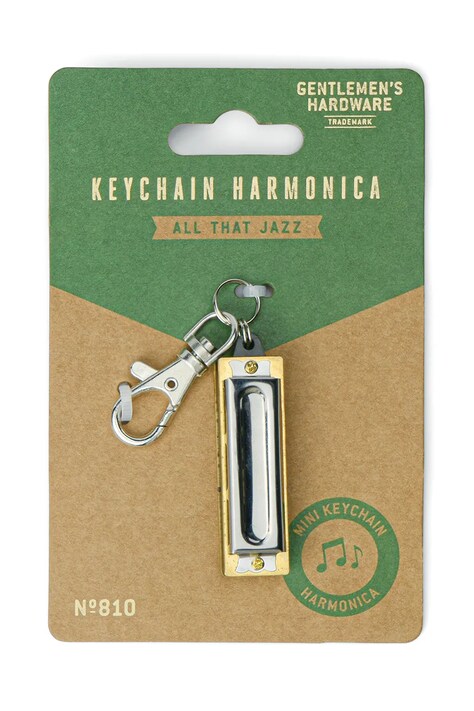 Μπρελόκ με σφυρίχτρα Mini Harmonica χρώμα: πολύχρωμο
