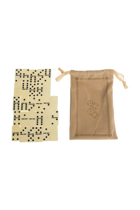 Παιχνίδι ντόμινο home & lifestyle Bag Dominos χρώμα: μπεζ
