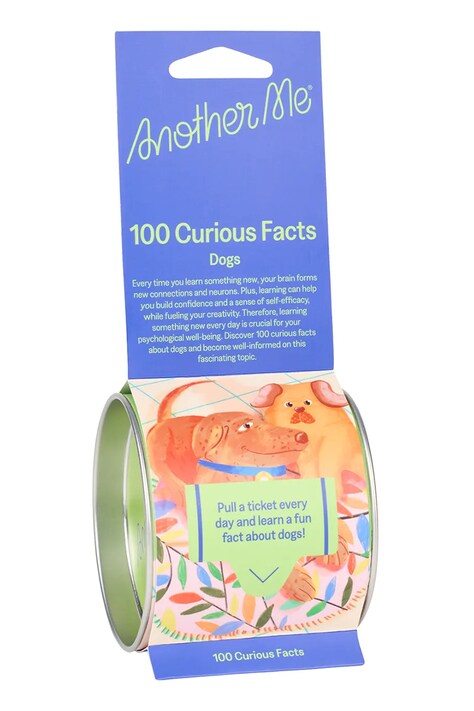 Σετ αυτοκόλλητων σημειώσεων Another Me 100 Curious Facts, Dogs, English χρώμα: πολύχρωμο
