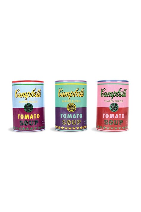 Παζλ σε μια κονσέρβα Galison Andy Warhol Soup Cans 3-pack χρώμα: πολύχρωμο