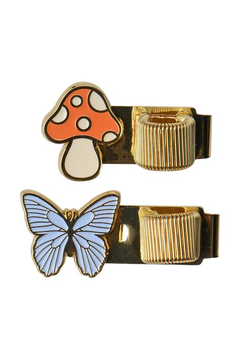 Σετ κλιπ στυλό Designworks Ink Butterfly & Mushroom 2-pack χρώμα: πολύχρωμο, 0