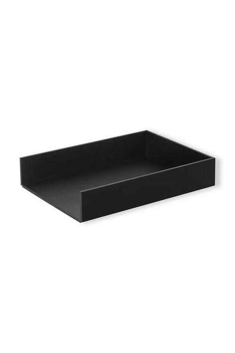 Οργανωτής γραφείου ferm LIVING Letter Tray χρώμα: μαύρο