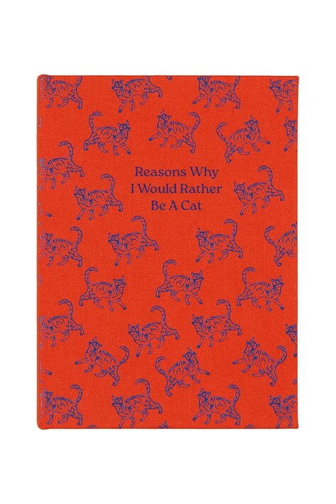 Σημειωματάριο Designworks Ink Reasons Why I Would Rather Be A Cat Journal χρώμα: κόκκινο