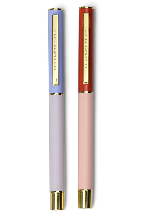 Στυλό Designworks Ink Colorblock Pens Lavender 2-pack χρώμα: πολύχρωμο
