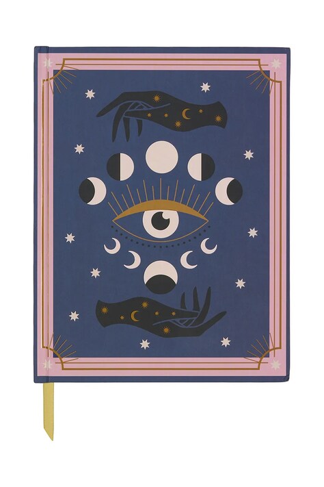 Σημειωματάριο Designworks Ink A Dopo Moon Phases Journal χρώμα: πολύχρωμο