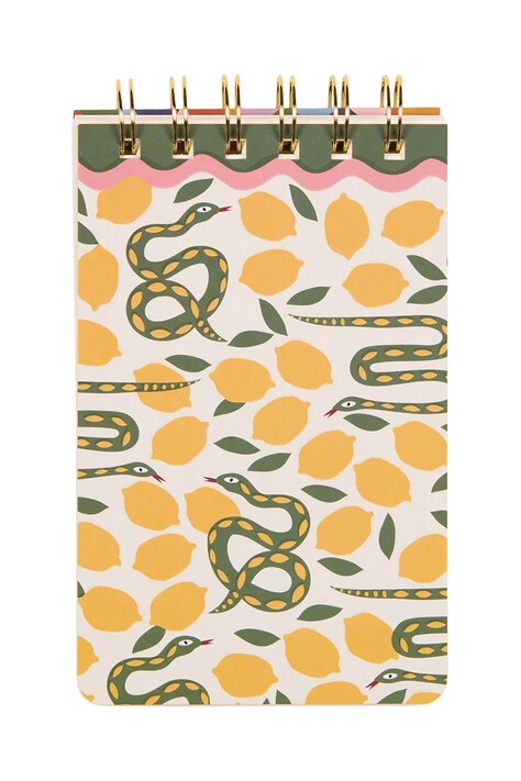 Σημειωματάριο Designworks Ink A Dopo Snake Twin Wire Note χρώμα: πολύχρωμο