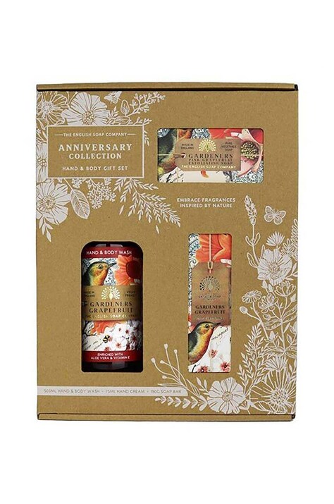 Σετ καλλυντικών για καθημερινή φροντίδα The English Soap Company Gardeners Grapefruit 3-pack