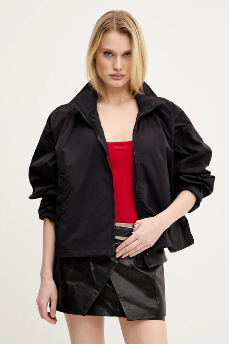 Μπουφάν Diesel G-LEAM JACKET χρώμα: μαύρο, A16815.0AKAD