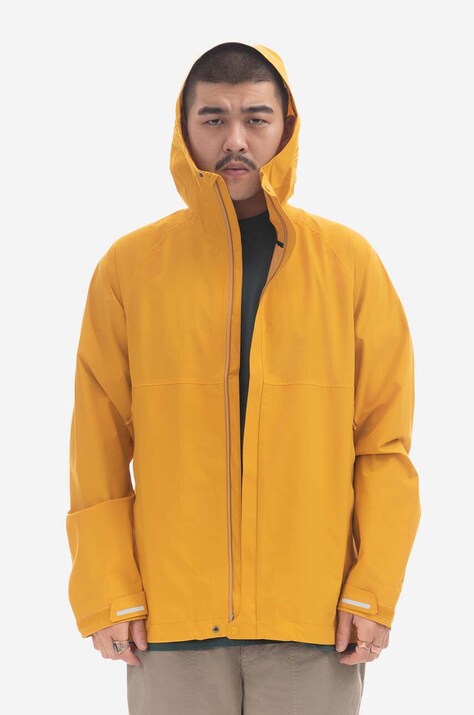 Αδιάβροχο μπουφάν Fjallraven Hydratic Trail Jacket ανδρικό, χρώμα: κίτρινο F30
