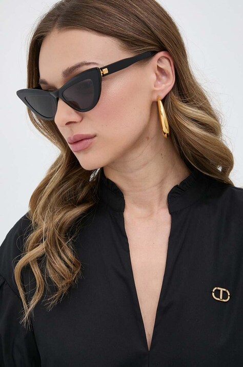 Γυαλιά ηλίου Balmain JOLIE χρώμα: μαύρο BPS.135A