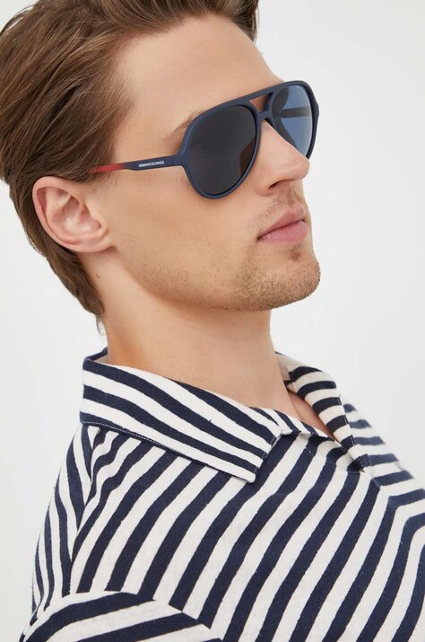 Γυαλιά ηλίου Armani Exchange χρώμα: ναυτικό μπλε 0AX4133S
