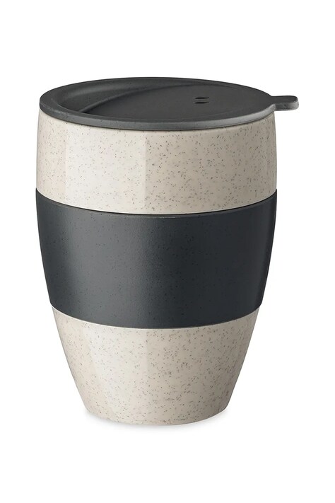 Θερμική κούπα Koziol Aroma To Go 2.0 Nature 400 ml χρώμα: μαύρο