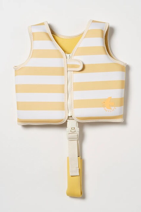 Παιδικό γιλέκο κολύμβησης SunnyLife Sammy the Seagull Mustard Stripe 1-2 years χρώμα: κίτρινο